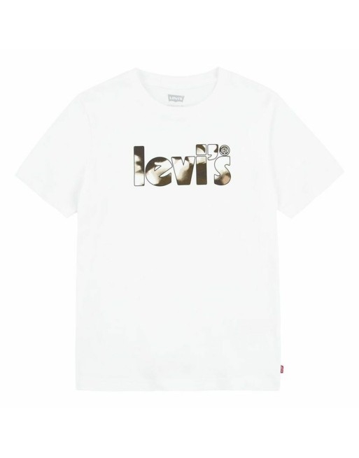 Maglia Levi's Camo Poster Logo Bright 60732 Bianco