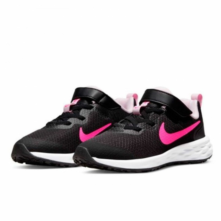 Sportssko til børn Nike REVOLUTION 6 DD1095 007 Sort