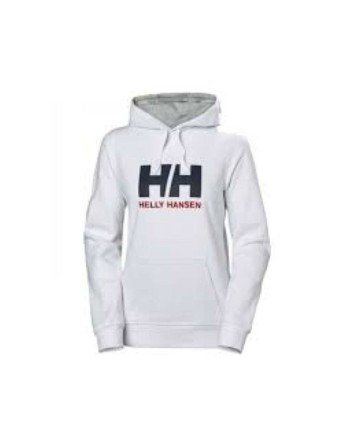 Sudadera con Capucha Mujer HH LOGO  Helly Hansen  33978 001  Blanco