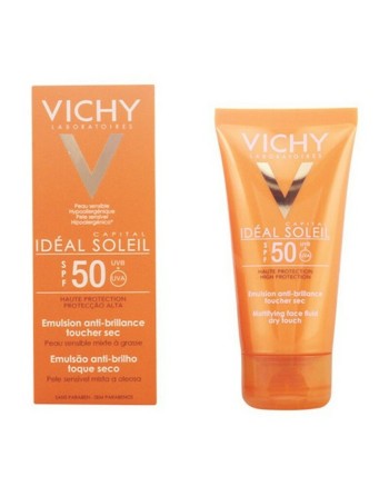 Solcreme til ansigtet Ideal Soleil Vichy Spf 50 (50 ml)