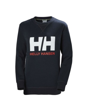 Sudadera sin Capucha Mujer HH LOGO  Helly Hansen 34003 597  Azul marino