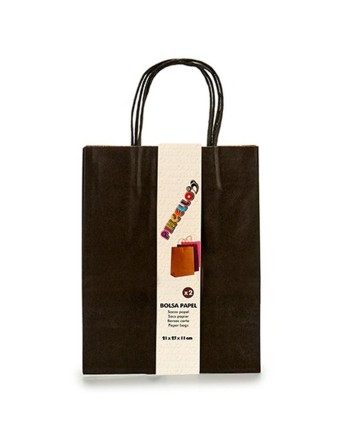 Set di Buste Carta Nero 11 x 36 x 21 cm (12 Unità)