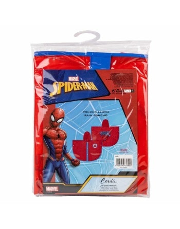 Poncho Impermeable con Capucha Spider-Man Rojo
