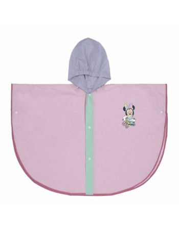 Vandtætte Poncho med Hætte Minnie Mouse Syren