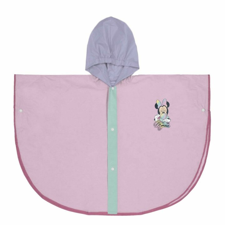 Wasserfeste Poncho mit Kapuze Minnie Mouse Lila
