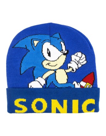 Berretto per Bambini Sonic Azzurro (Taglia unica)