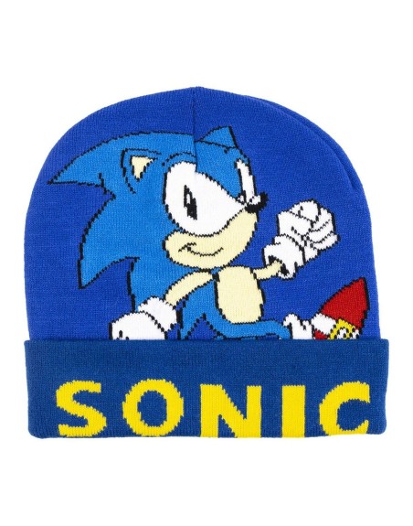 Berretto per Bambini Sonic Azzurro (Taglia unica)