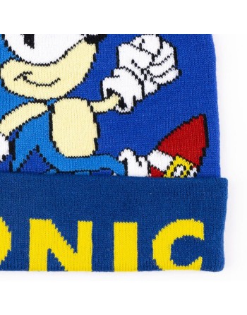 Bonnet enfant Sonic Bleu (Taille unique)
