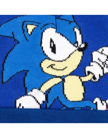 Bonnet enfant Sonic Bleu (Taille unique)