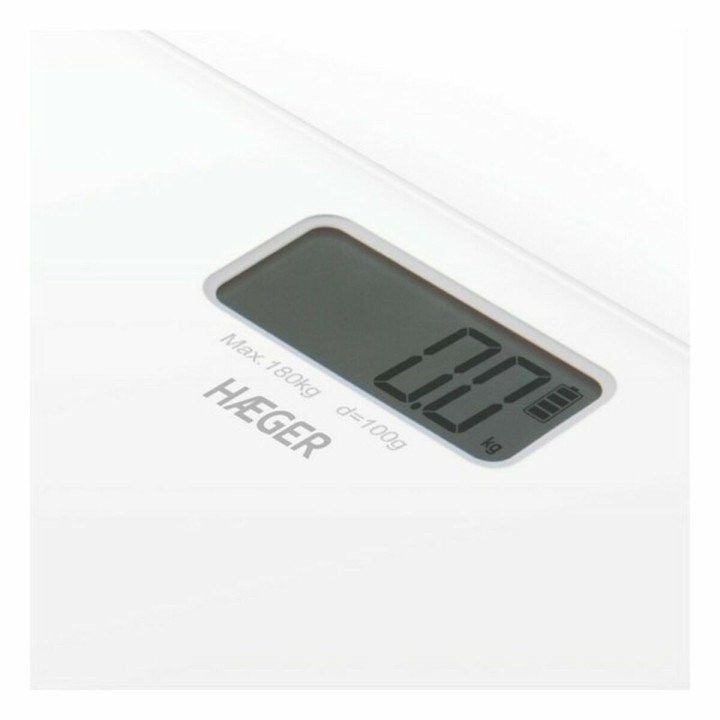 Digital badevægt Haeger BS-DIG.011A Hvid 180 kg