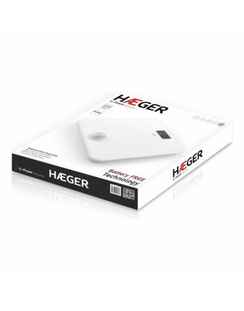 Digital badevægt Haeger BS-DIG.011A Hvid 180 kg