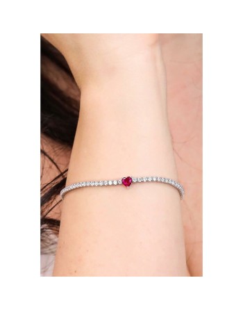 Armbånd til kvinder Amen BT21CUBRBZ16 Sølvfarvet