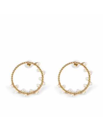 Boucles d´oreilles Femme Shabama Shima Laiton En or 4 cm