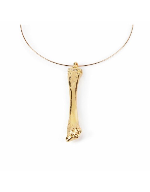 Collier Femme Shabama Been Laiton En or Rigide 13 cm