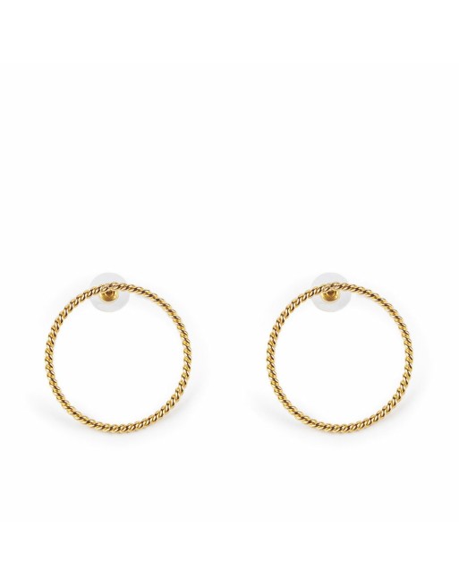 Boucles d´oreilles Femme Shabama Suri Laiton En or 4 cm