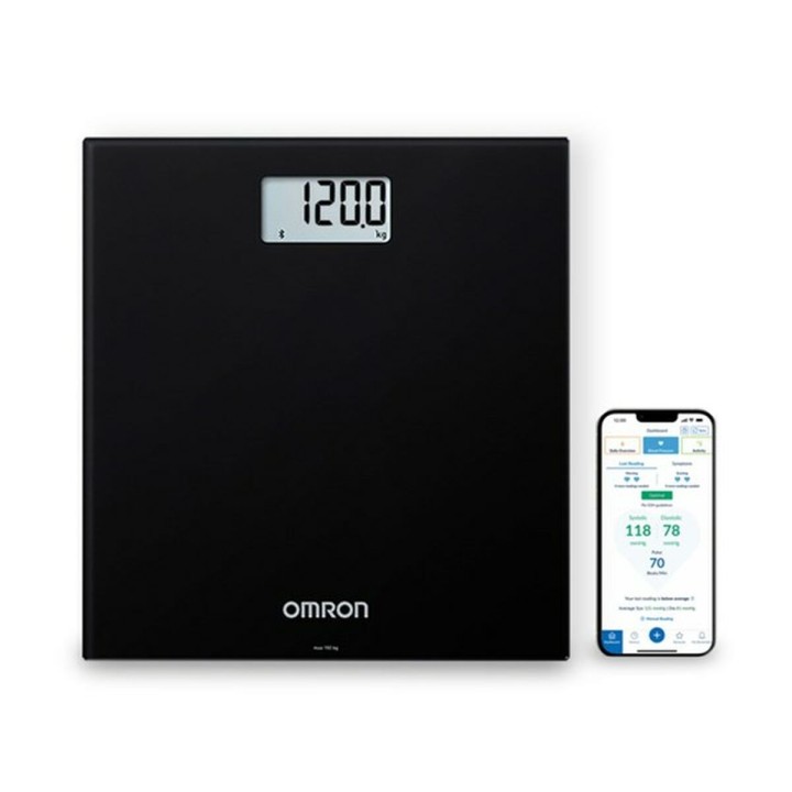 Bilancia Digitale da Bagno Omron HN-300T2-EBK Nero