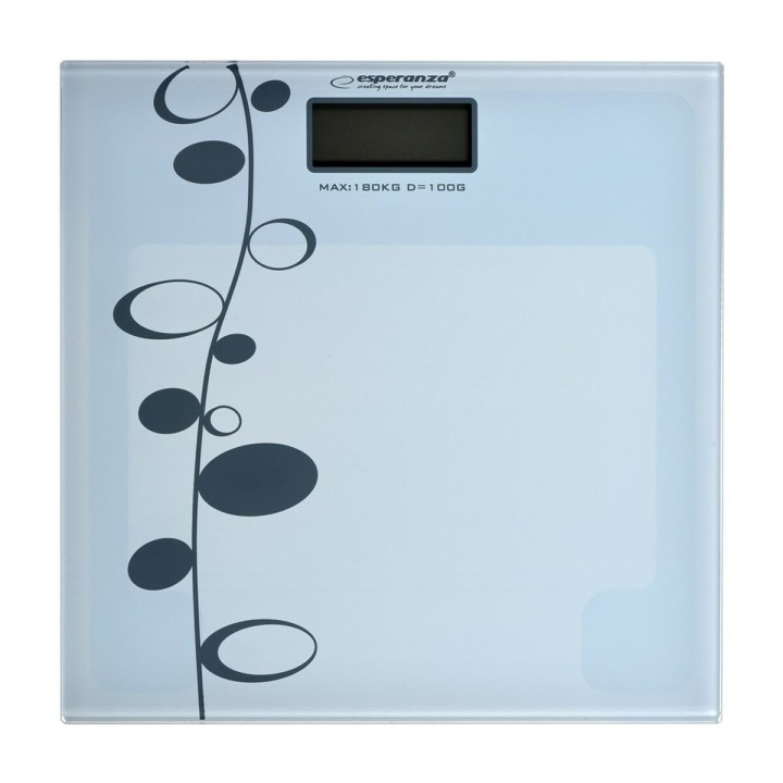 Bilancia Digitale da Bagno Esperanza EBS005 Bianco Vetro