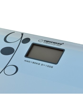 Bilancia Digitale da Bagno Esperanza EBS005 Bianco Vetro