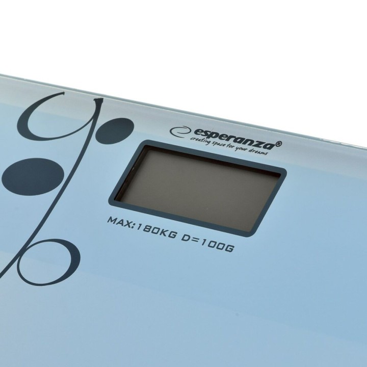 Bilancia Digitale da Bagno Esperanza EBS005 Bianco Vetro