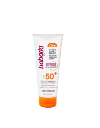 Anti Brown Spot Sun Lotion Cara & Escote Babaria 8410412029889 SPF 50+ (75 ml) SPF 50+ 75 ml