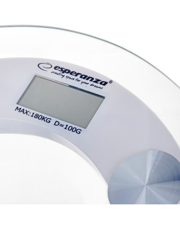 Digital badevægt Esperanza EBS008W Hvid Glas