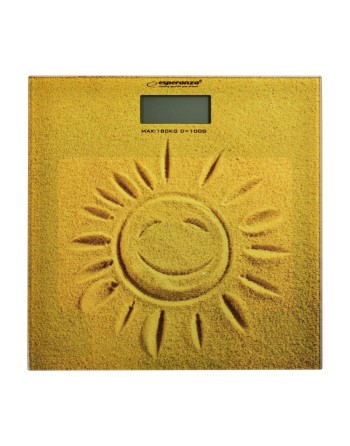 Báscula Digital de Baño Esperanza EBS006 Vidrio Cristal Templado Vidrio templado Baterías x 2