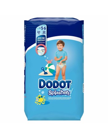 Couches jetables Dodot Splashers 5-6 14 Kg (10 Unités)