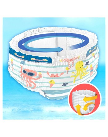 Couches jetables Dodot Splashers 5-6 14 Kg (10 Unités)