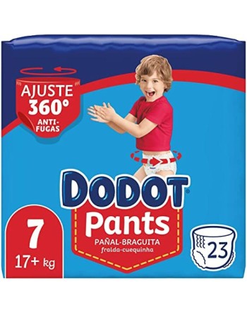 Pannolini Dodot Pants Taglia 7 17 kg (23 Unità)