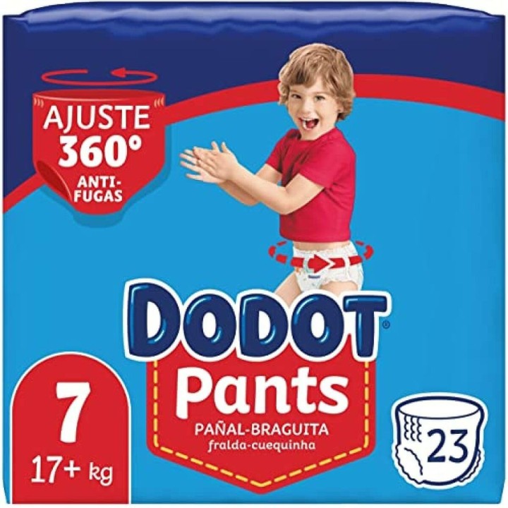 Pannolini Dodot Pants Taglia 7 17 kg (23 Unità)
