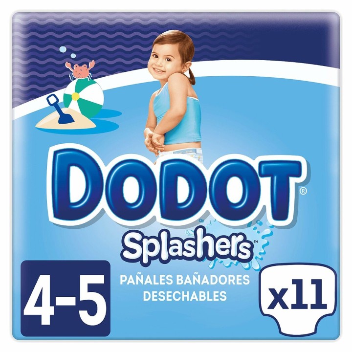 Engangsbleer Dodot Splashers 4-5 9-15 kg (11 Enheder)