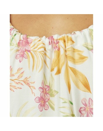 Kjole Rip Curl Sun Dance Up Hvid Tropisk