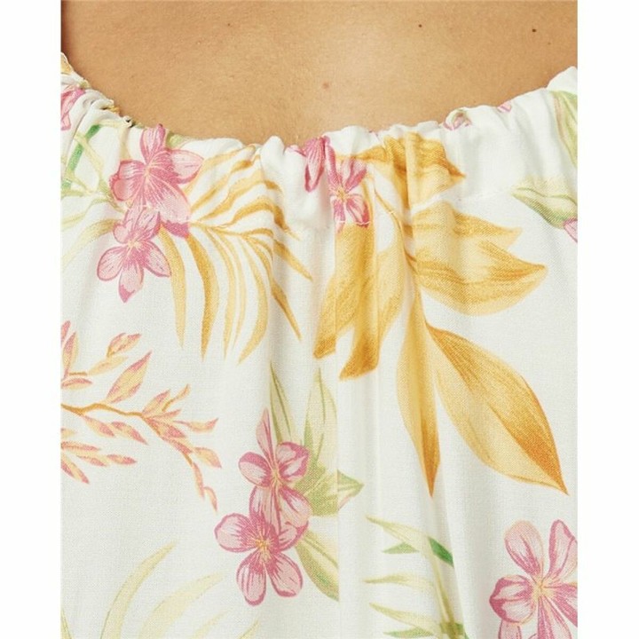 Vestito Rip Curl Sun Dance Up Bianco Tropicale