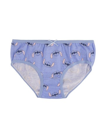 Confezione di Slip da Bambina Stitch 3 Pezzi Multicolore