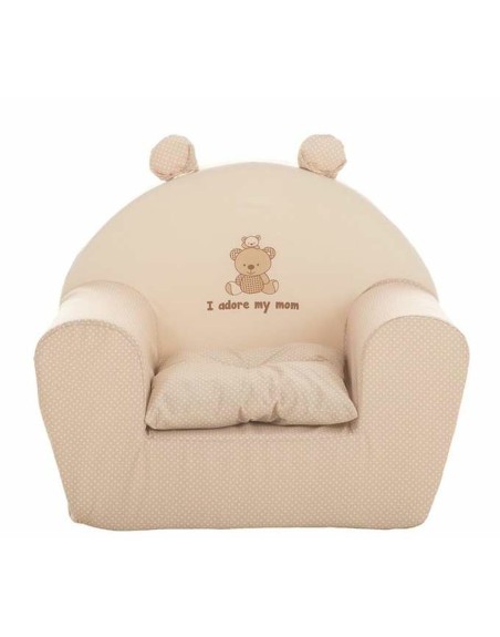 Child's Armchair I adore my mom 44 x 34 x 53 cm Beige