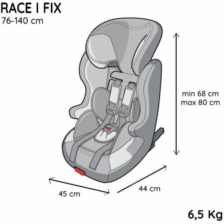 stol Nania RACE Zebra ISOFIX