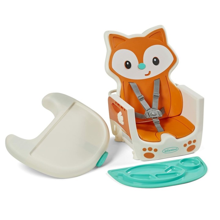 Chaise haute Infantino Orange Mousse