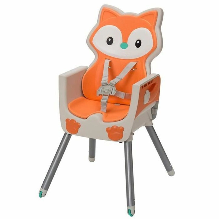 Chaise haute Infantino Orange Mousse