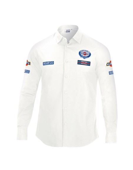 Hemd Sparco S01277MRBI1S Weiß S