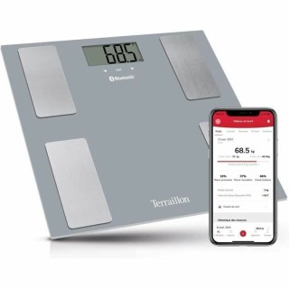 Digital badevægt Terraillon Smart Connect Grå