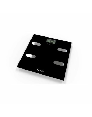 Bilancia Digitale da Bagno Terraillon Fitness 14464 Nero Vetro Temperato
