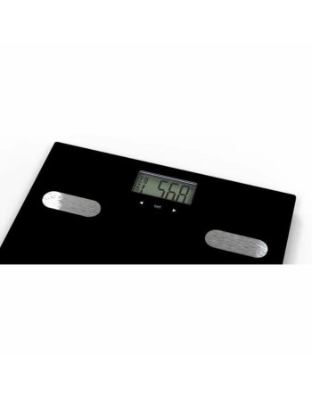 Bilancia Digitale da Bagno Terraillon Fitness 14464 Nero Vetro Temperato