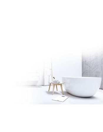 Bilancia Digitale da Bagno Terraillon Tsquare Bianco Vetro