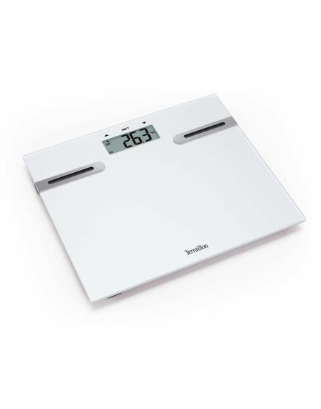 Bilancia Digitale da Bagno Terraillon Tracker 14660 Bianco Vetro