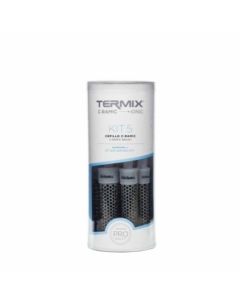 Set de peines/cepillos Termix C-Ramic Ionic Blanco (5 pcs)