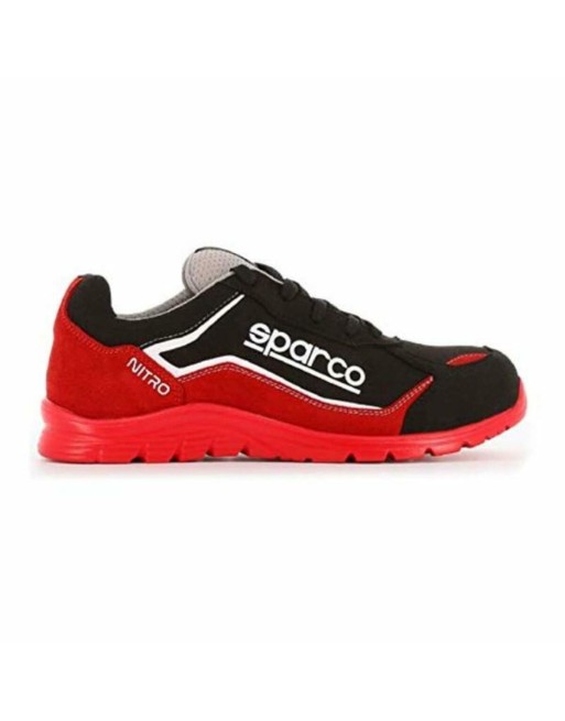 Calzado de Seguridad Sparco NITRO MARCUS S3 SRC Negro/Rojo (41)