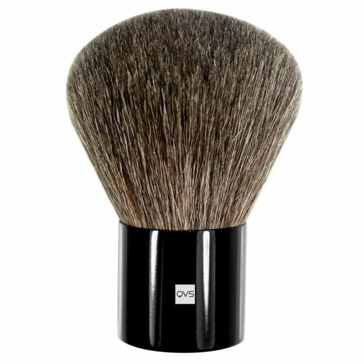 Pincel de Barbear QVS Natur Selvbruner Pulver