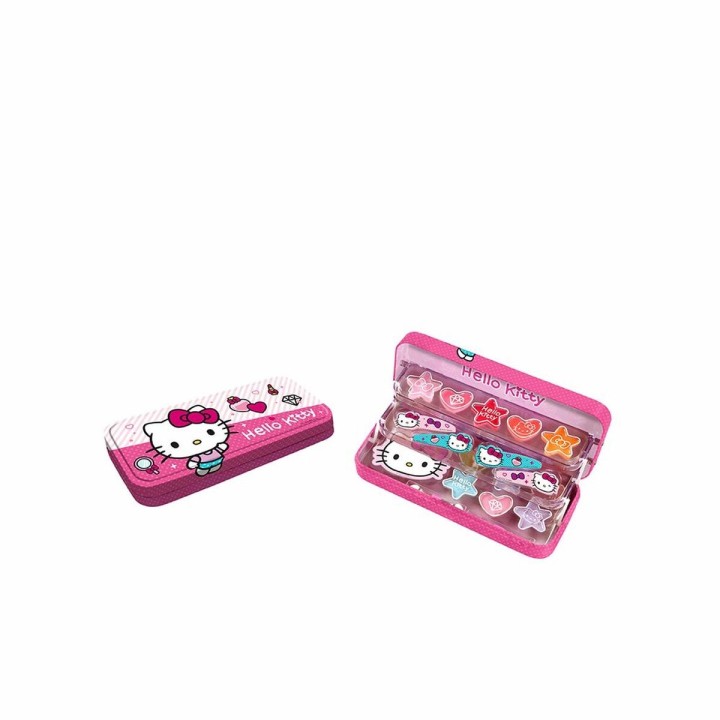 Makeup Sæt til Børn Hello Kitty Hello Kitty Plumier Alumino Maquillaje 18 Dele