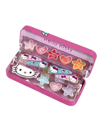Children's Make-up Set Hello Kitty Hello Kitty Plumier Alumino Maquillaje 18 Pieces