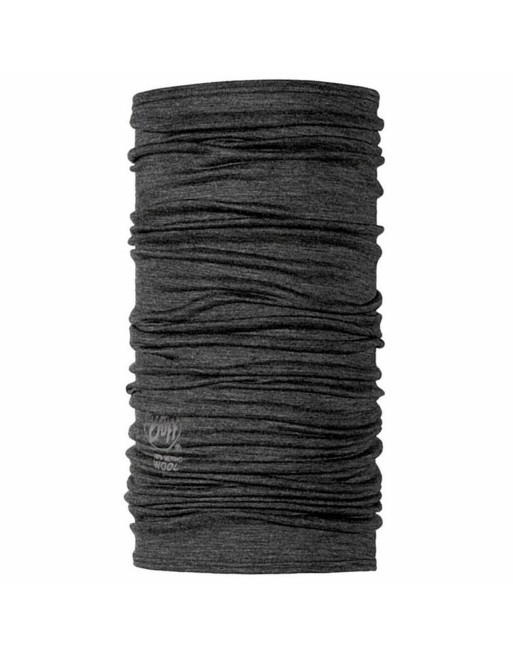 Schlauchtuch Buff Merino Wool Grau Schwarzweiß